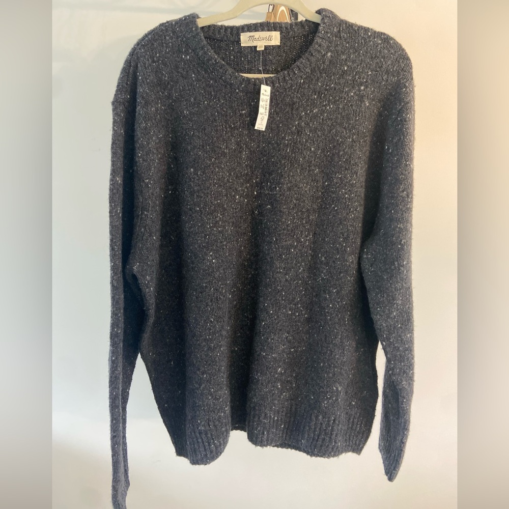 NWT Mens Madewell merino wool blend knit sweater XXL